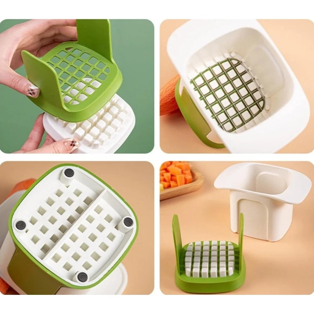 Hand-Press Vegetable Chopper & Dicer