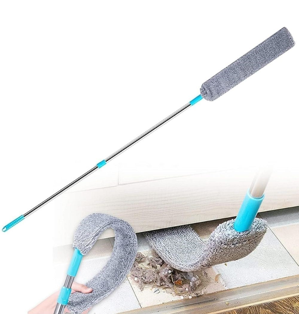 Microfiber gap duster with long extendable handle