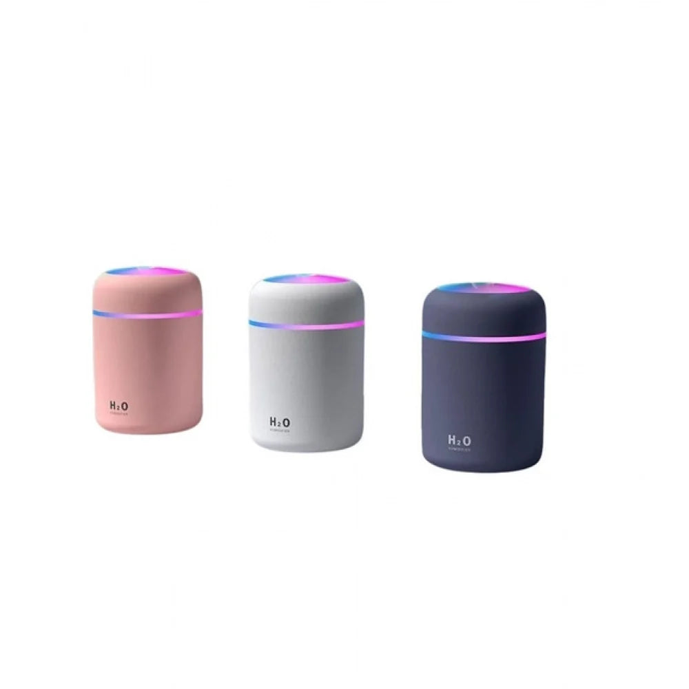 Mini humidifiers in three colours
