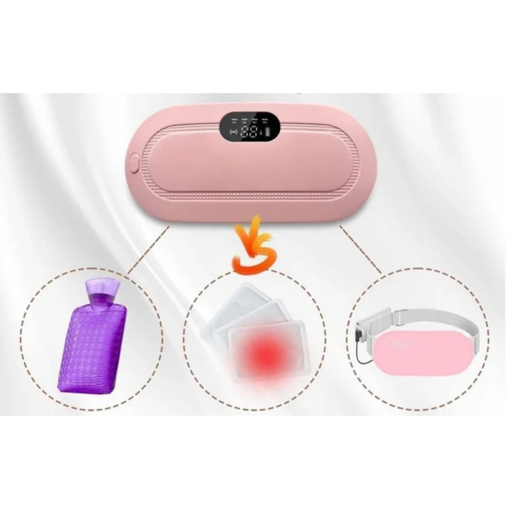 Rechargeable Heating Pad Belt with Massage