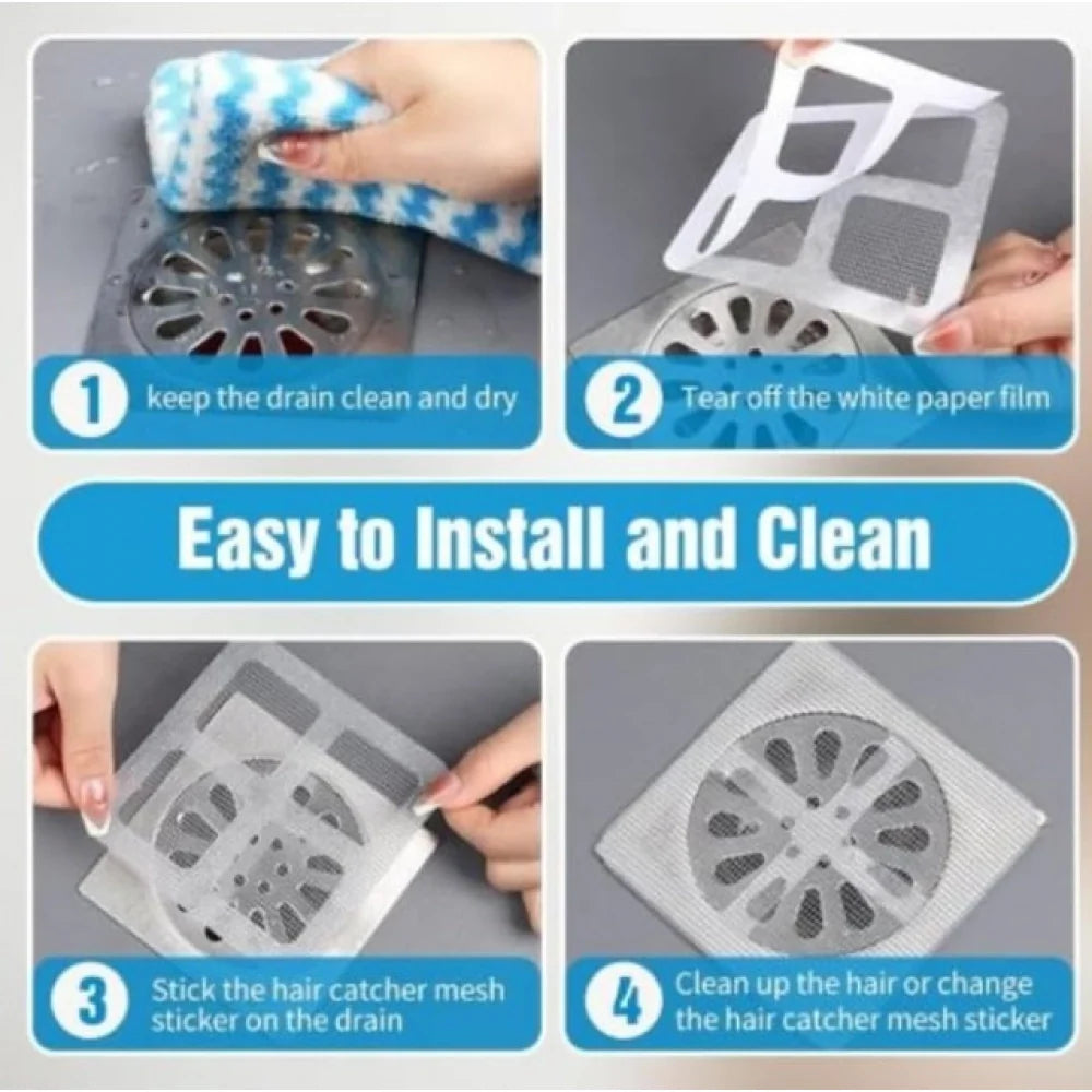 Hair-Catching Drain Stickers (Pack of 20)
