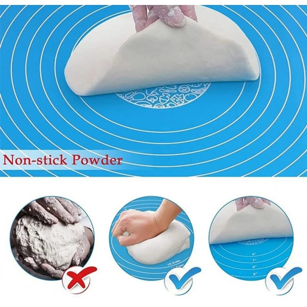 Non-stick surface lifting dough cleanly