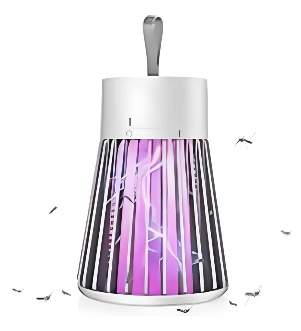 White UV mosquito killer lamp with purple light