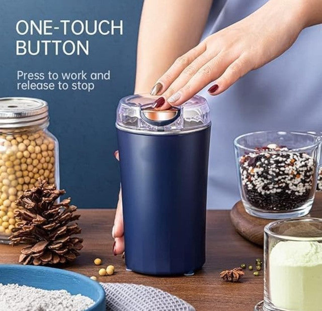 One-touch button on the electric grinder